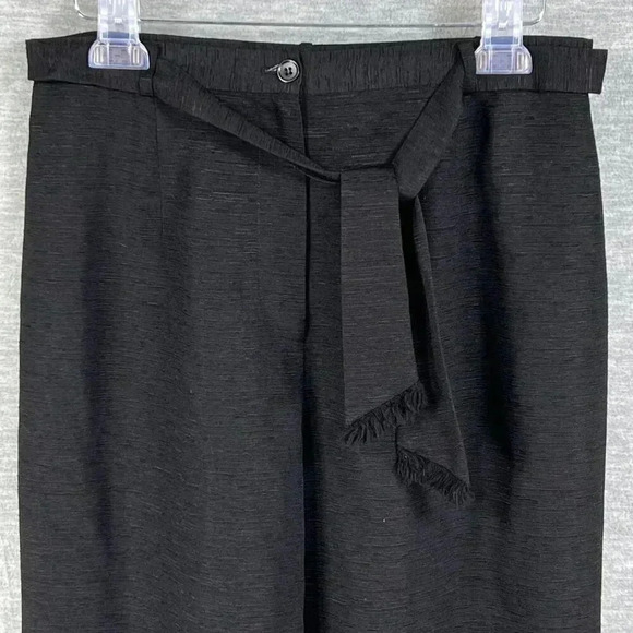 Due per Due Women 10 Bohemian 3 Piece Set 100% Silk Black Gold Embroidered Lined - Picture 7 of 16